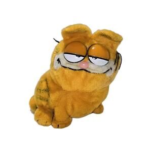 Vintage 1981 Garfield United Feature Syndicate Plush Toy Made in Korea, VGC